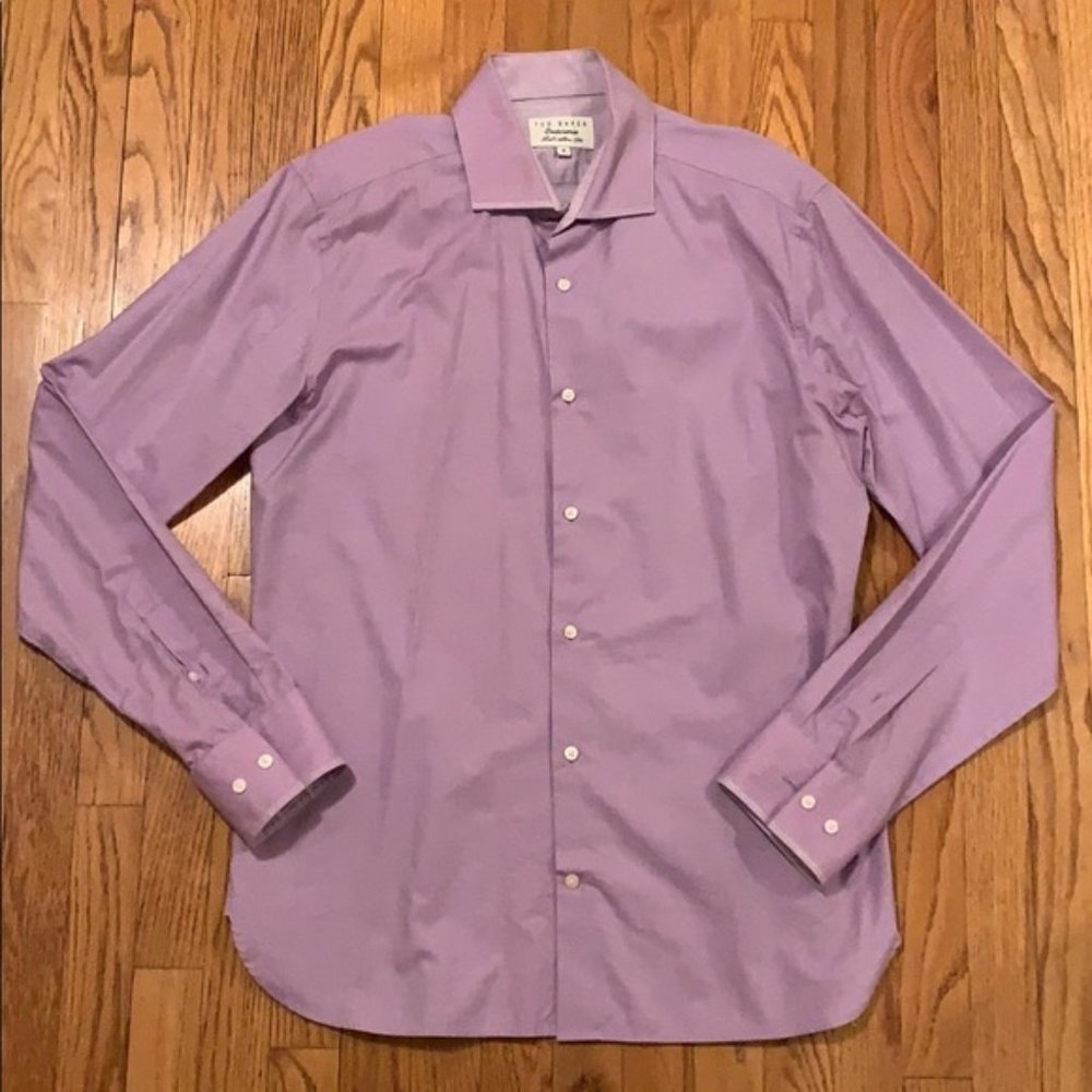Lavender Ted Baker button down dress shirt